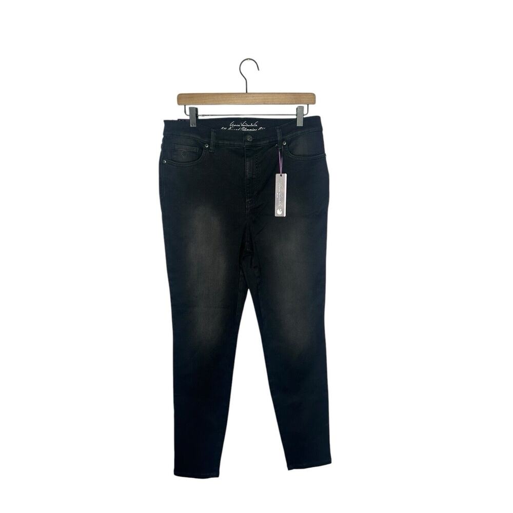 Gloria Vanderbilt Amanda Jeans heritage 12 Slimming‎ Stretch black new